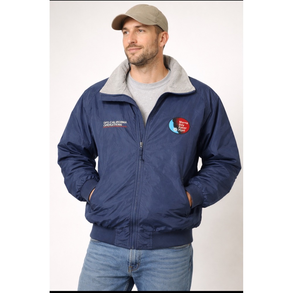 Port Authority DFD California Operations Jacket L Vintage Fleece Lined, workwear